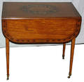 051141 HEPPLEWHITE STYLE SATINWOOD PEMBROKE TABLE
