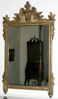 031182 ITALIAN CARVED WOOD MIRROR CIRCA 1940 41 X 2