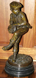 072090 JIM DAVIDSON BRONZE SCUPLTURE BASEBALL
