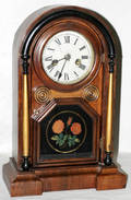 071188 AMERICAN ROSEWOOD MANTEL CLOCK