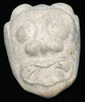 071205 NEOLITHIC PERIOD CARVED STONE MASK