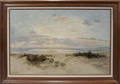 052075 SIDNEY EASTLAKE OIL ON CANVAS SAND COASTLINE