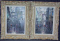 042143 FERDELBA OILS ON CANVAS PARIS STREET SCENES