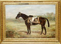 042109 W WASDELL TRICKETT OIL ON CANVAS HORSE