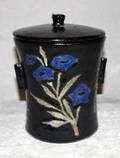 041183 JAPANESE KYOTO POTTERY JAR SIGNED KENZAN