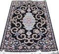 030088 ISFAHAN WOOL AND SILK PERSIAN RUG 5 7 X 3 9
