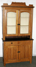081210 OAK STEPBACK CABINET