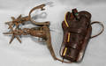 070109 LEATHER PISTOL HOLSTER  SPURS