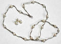 070095 CULTURED FRESH WATER PEARL  SILVER JEWELRY