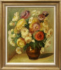 062129 NADIN OIL ON CANVAS FLORAL