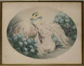 062111 LOUIS ICART ETCHING  DRYPOINT HORTENSIAS