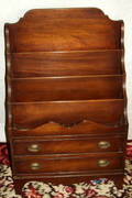 060144 MAHOGANY BOOKSHELF