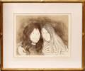 052098 RAPHAEL SOYER LITHOGRAPH SISTERS