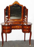 052087 FRENCH STYLE SATINWOOD VANITY