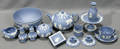 051193 WEDGWOOD BLUE JASPER WARE DESSERT SERVICE