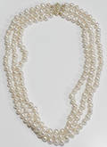 050123 GOLD  FRESH WATER PEARL NECKLACE