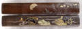 041213 JAPANESE BRONZE KNIFE HANDLES KOZUKA