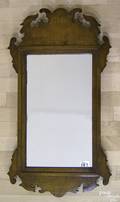 Chippendale style tiger maple mirror