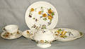 031251 SPODE EARTHENWARE PARTIAL SERVICE TEA ROSE