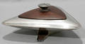 072168 CRANBROOK ACADEMY SILVER  ROSEWOOD DISH