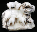 071270 CHINESE HETIAN WHITE JADE CARVING