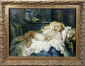 062184 HENRY HOLMES OIL ON CANVAS RECLINING NUDE