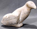 052139 INUIT WHITE SOAPSTONE GULL