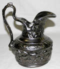 050156 SILVER RESIST ENGLISH LUSTER WATER PITCHER