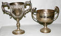 031310 CHINESE SILVER PLATE LOVING CUPS TWO