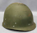 030192 WW II LIGHT COMBAT HELMET CANVAS LINED