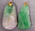 081322 CARVED JADE PENDANTS