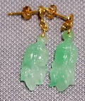 081315 CARVED JADE PENDANT EARRINGS