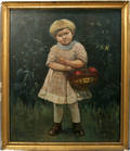 080198 OTTO OEHRKE OIL GIRL CARRYING BASKET