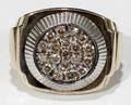 072221 DIAMOND  GOLD MANS RING