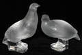 072215 LALIQUE CARVED CRYSTAL LOVE BIRDS