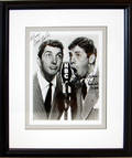 070196 AUTOGRAPHED PHOTO OF DEAN MARTIN  JERRY LEWIS
