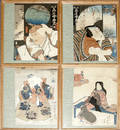 052182 KUNISADA TOYOKUNI III UKIYOE WOODCUT PRINTS