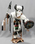 050231 KYAZZIE KACHINA DOLL LEATHER RABBIT FUR