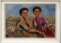 050216 WALKER FOLK ART OIL PAINTING