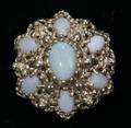 042259 14KT GOLD  OPAL RING W 7 OPALS