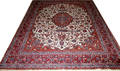 042244 PERSIAN ISPAHAN WOOL CARPET 12 6 X 9 6