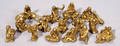 042235 CHINESE BRONZE MINIATURE FIGURES