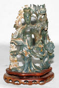 032195 CHINESE SPINACH JADE QUAN YIN H 7 W 5
