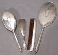 031331 STERLING SILVER DRESSER SET  A SHOE HORN