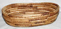 030214 NATIVE AMERICAN INDIAN COILED  WOVEN BASKET
