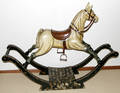 081334 MAITLANDSMITH DECORATED WOOD ROCKING HORSE