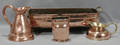 071379 ENGLISH COPPER JARDINIERE POCKET  PITCHERS