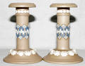 071362 DOULTON  CO SILICON STONEWARE CANDLESTICKS