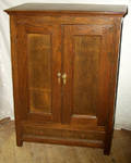 070234 OAK TWO DOOR CABINET