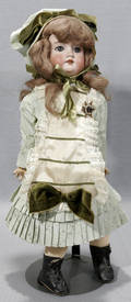 061378 GERMANY PORCELAIN HEAD DOLL JOINTED BODY